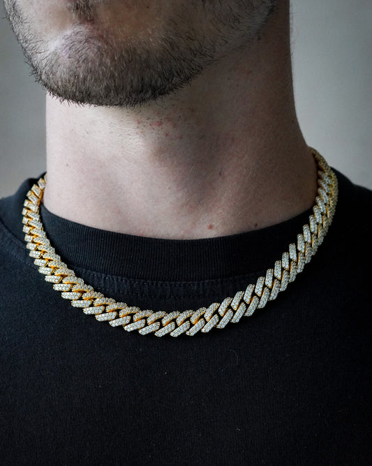 Iced Out Cuban Link Chain - 12mm